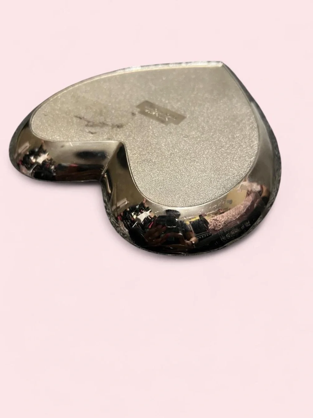 Heart Shaped Trinket Dish - Silver 